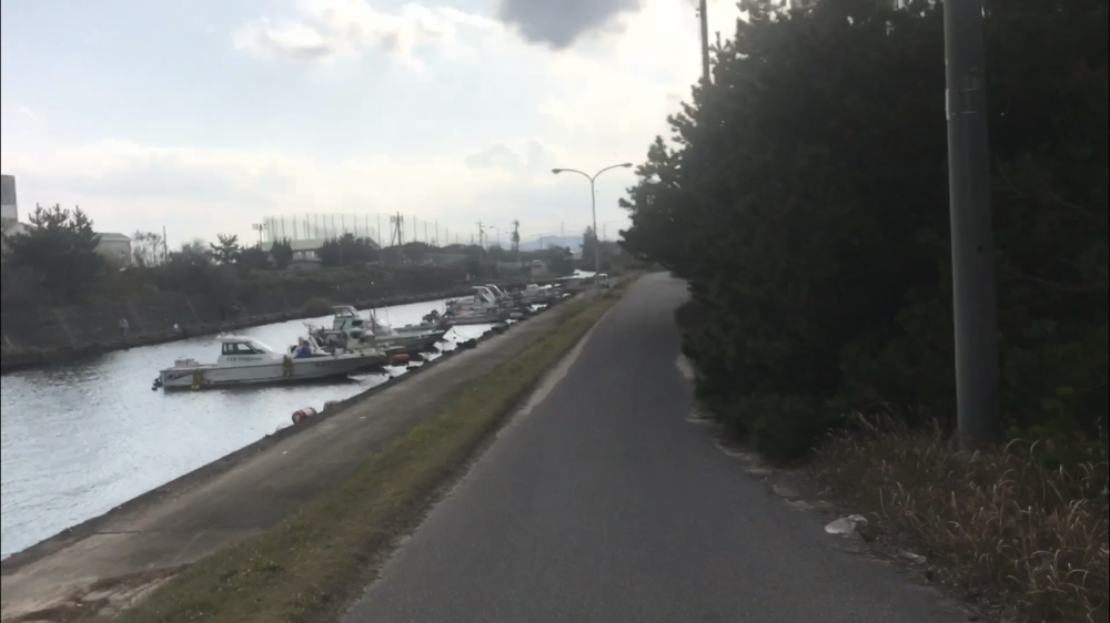 16km、一直線の海岸沿いサイクリングロードの写真14