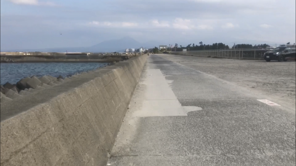 16km、一直線の海岸沿いサイクリングロードの写真18