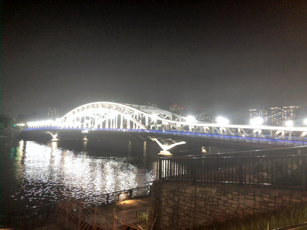 夜景を楽しむ隅田川テラスラン5kmの写真4
