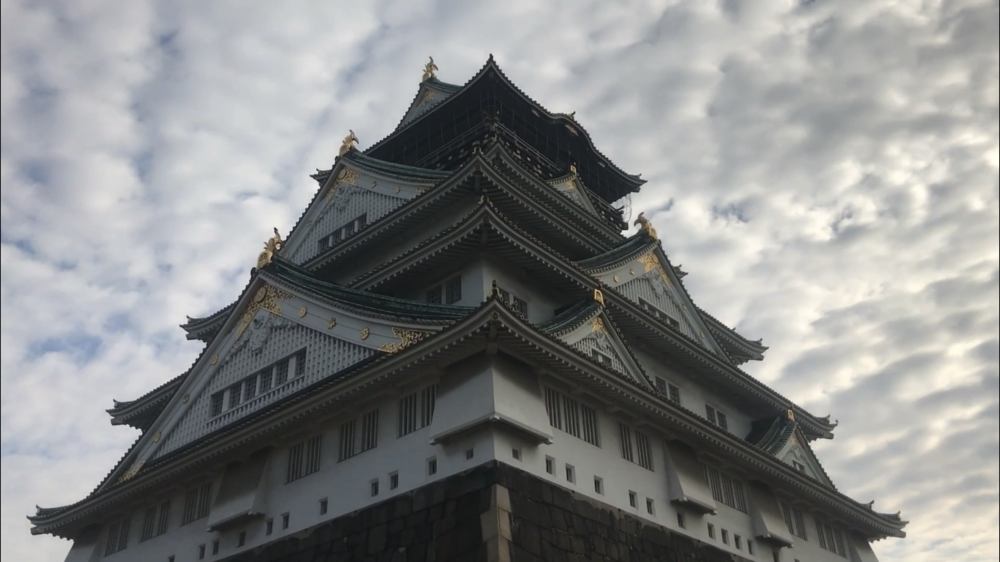 都会の中の空中トラック～大阪城公園の写真18