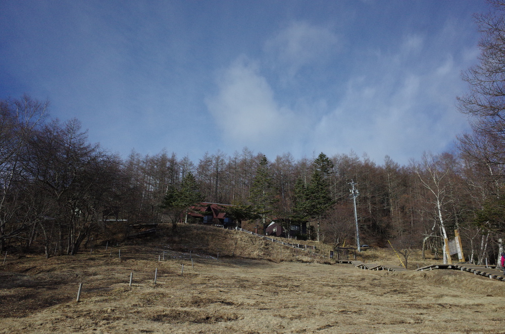 入笠山にスノートレイルランニングの写真7