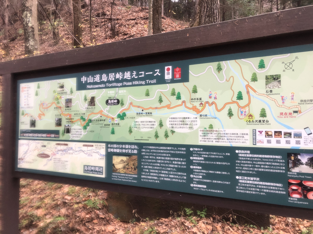 旧中山道トレイル：奈良井宿から鳥居峠への写真11
