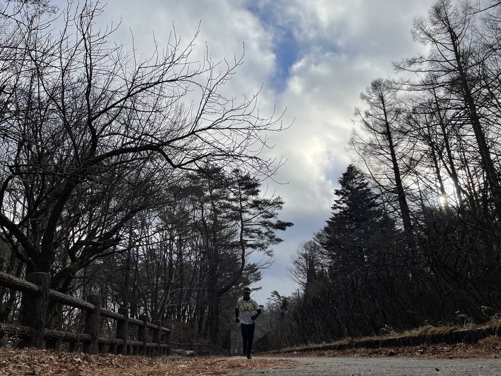 早朝ランお勧め幻想的な山中湖の写真8