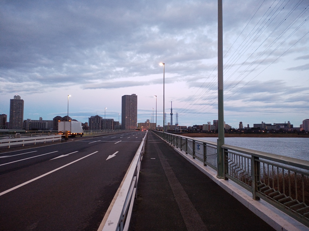 川沿いランで　新川　小名木川　THE塩の道の写真3