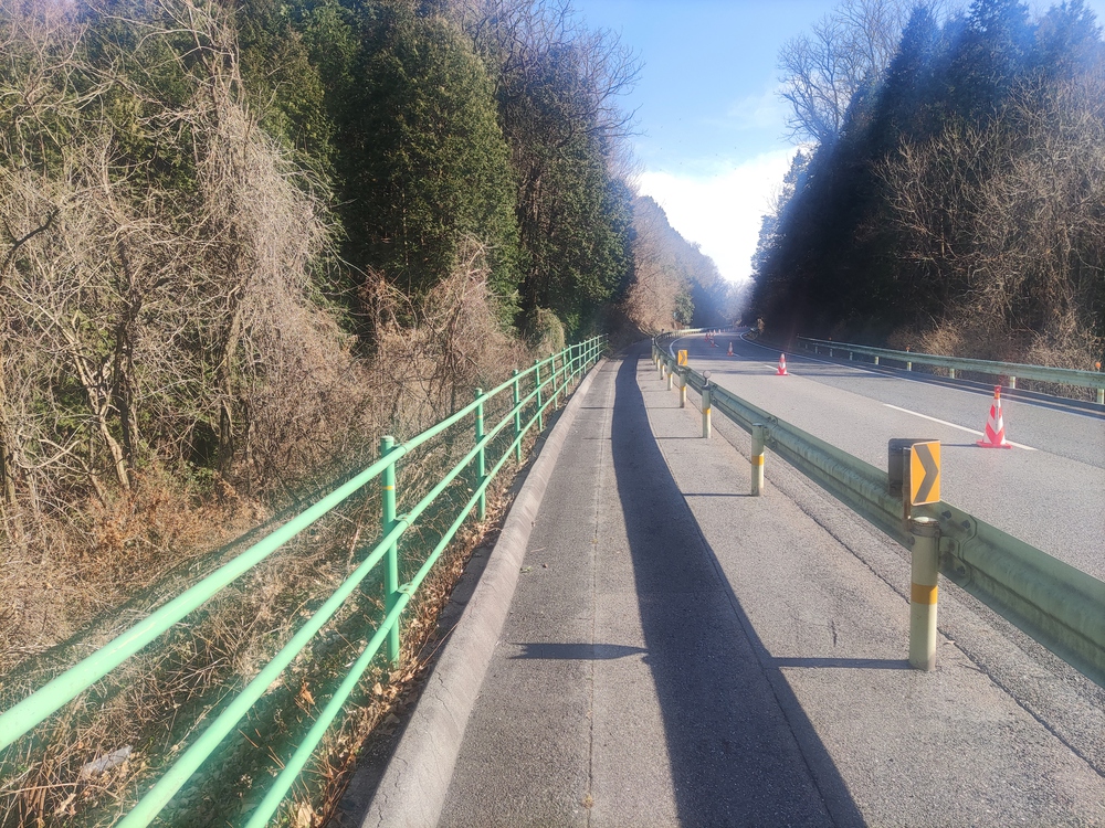 愛・地球博記念公園/八草駅から高速道路側道で豊田市の山を一山超える。の写真13