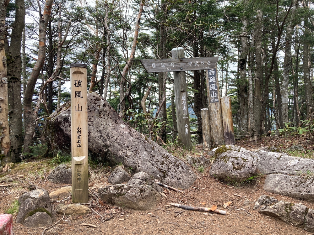 奥秩父主脈縦走路(甲武信ヶ岳〜雁峠)の写真5