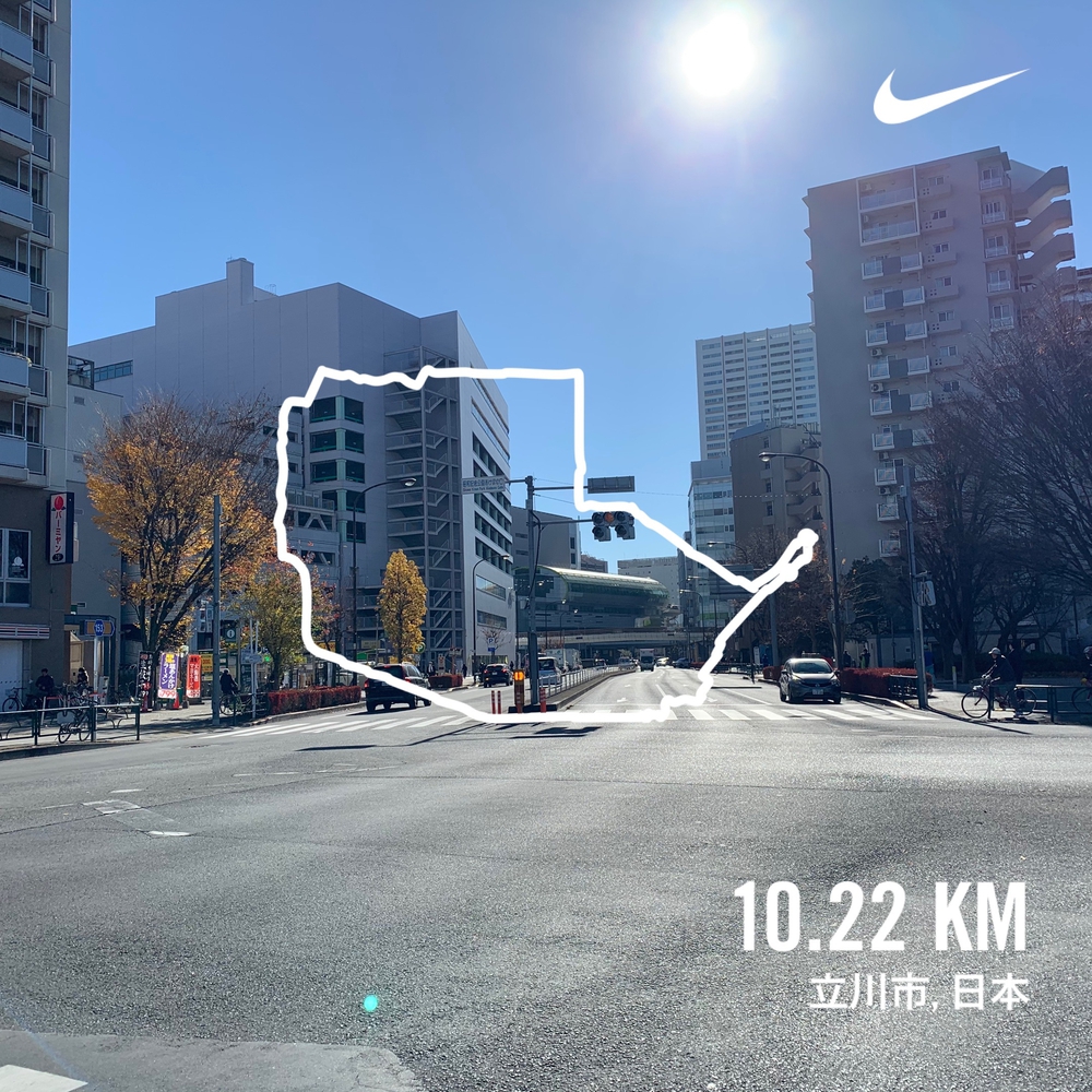 ルートはグリーンスプリングスに設定し、そこから10kmの写真18