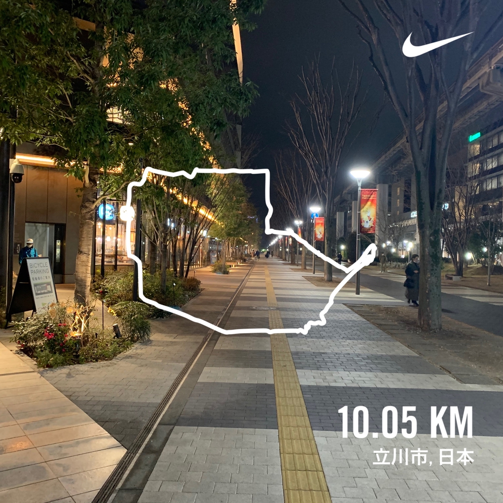 ルートはグリーンスプリングスに設定し、そこから10kmの写真19