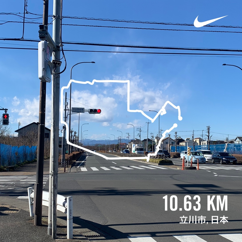 ルートはグリーンスプリングスに設定し、そこから10kmの写真20