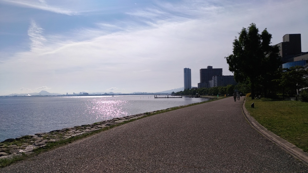 早起きしたくなる！輝く琵琶湖・朝ランコースの写真3