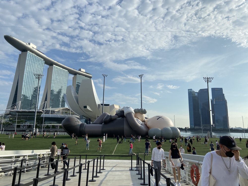 自宅前のLOVEからマリーナベイ周遊コースの写真3