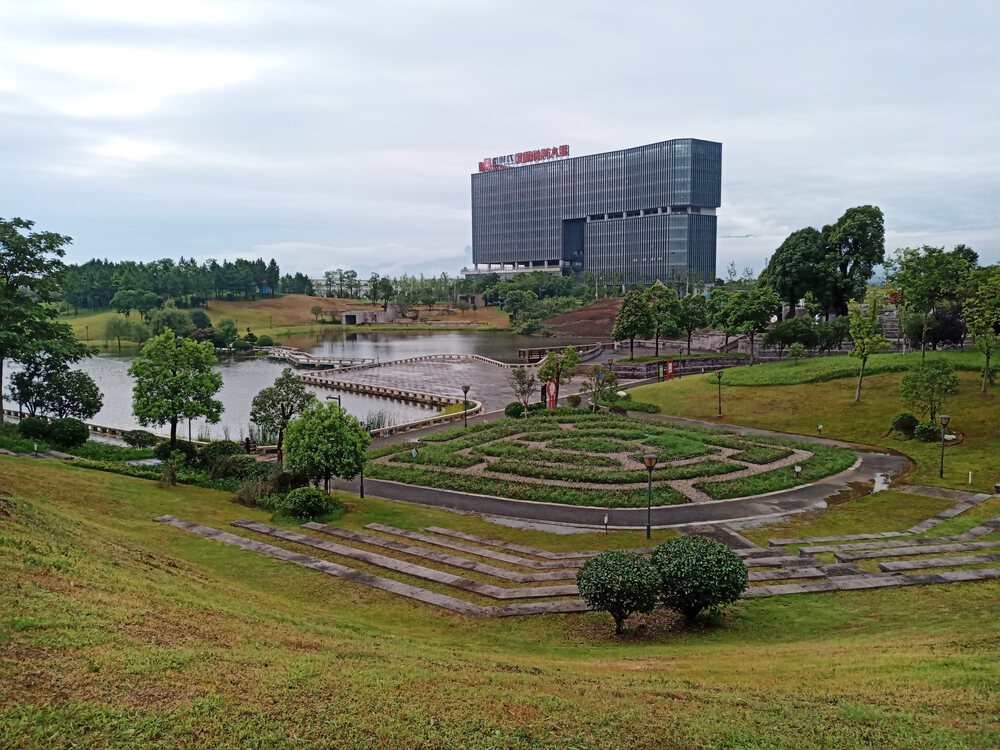 中国　衢州市　凤凰湖公园１周の写真9