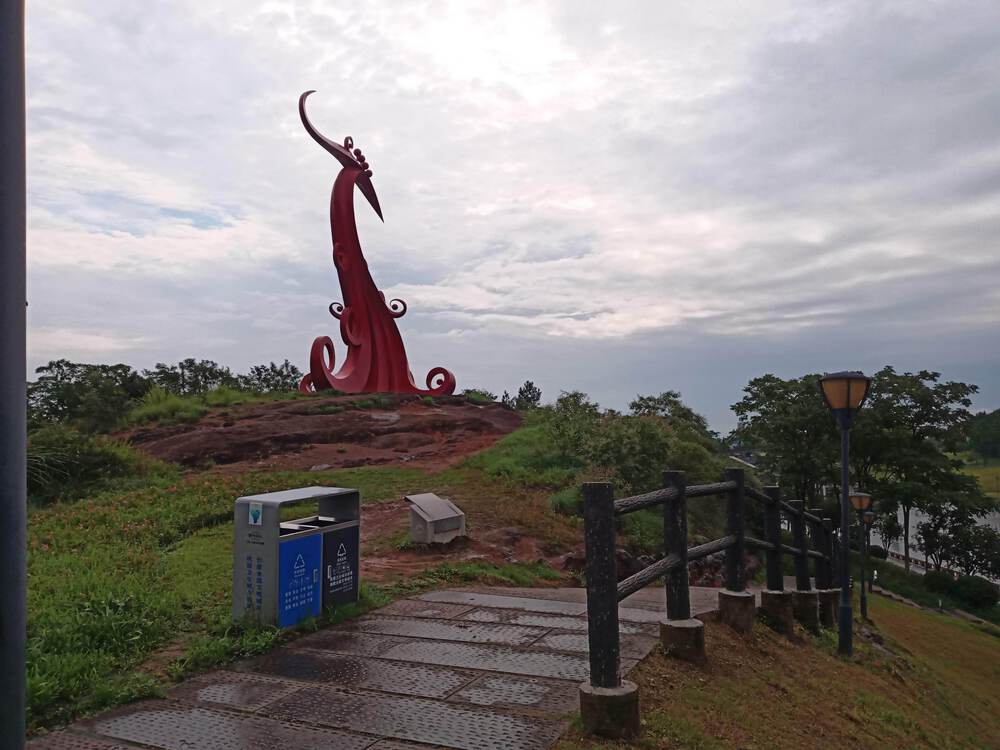 中国　衢州市　凤凰湖公园１周の写真10