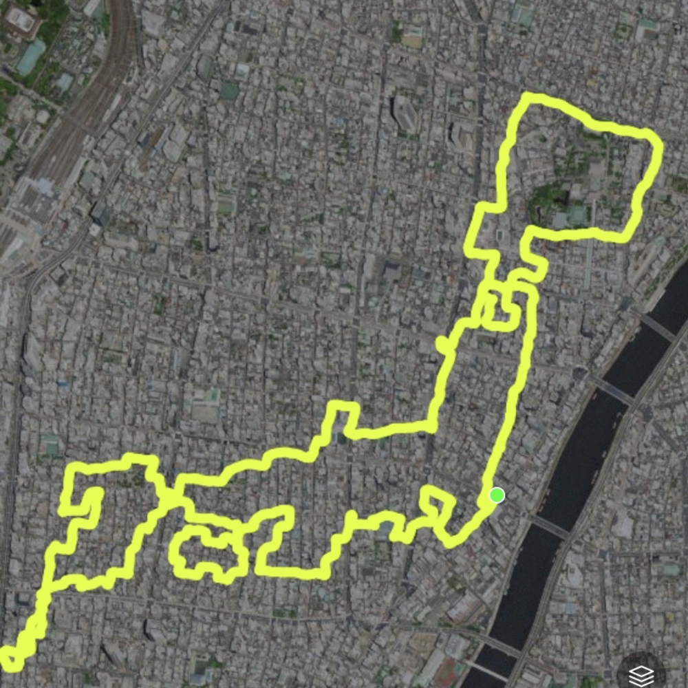 浅草で日本一周＋吾妻橋で五重の塔　19kmの写真3