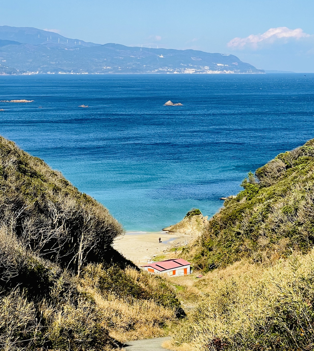 黒船の街下田から爪木崎の絶景海岸と金谷温泉の千人風呂を味わうマラニックコースの写真7