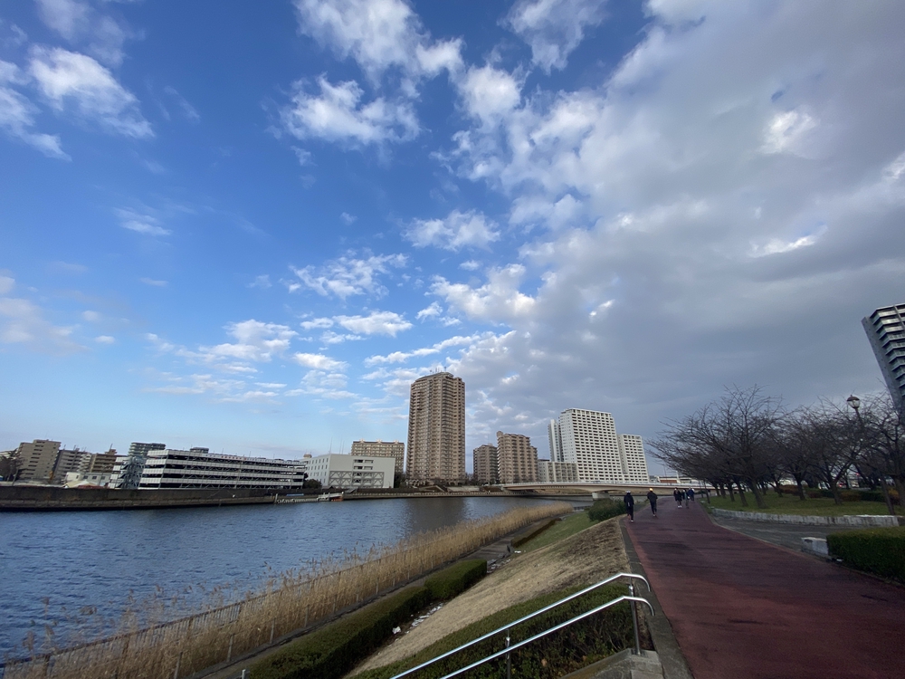 湯どんぶり栄湯に荷物を置いて隅田川ラン！の写真4