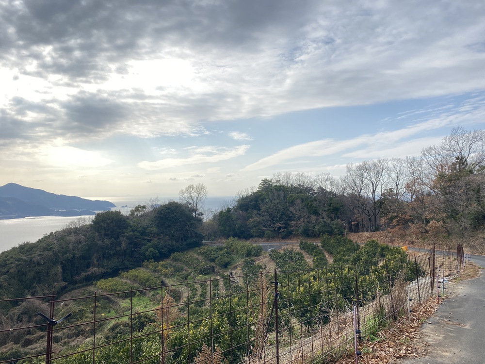 「あらパーク」山から海を望む夕日のきれいなトレイルコースの写真4