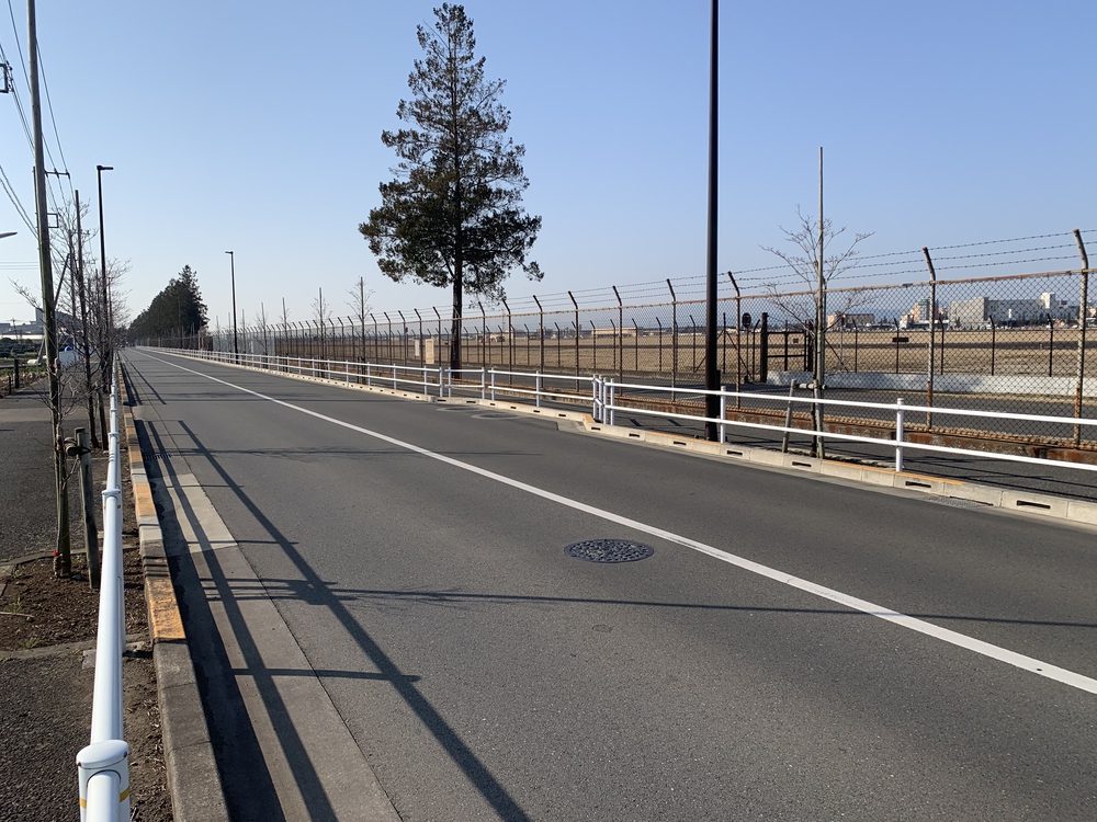 横田基地の東側を箱根ヶ崎駅から拝島駅までの写真3