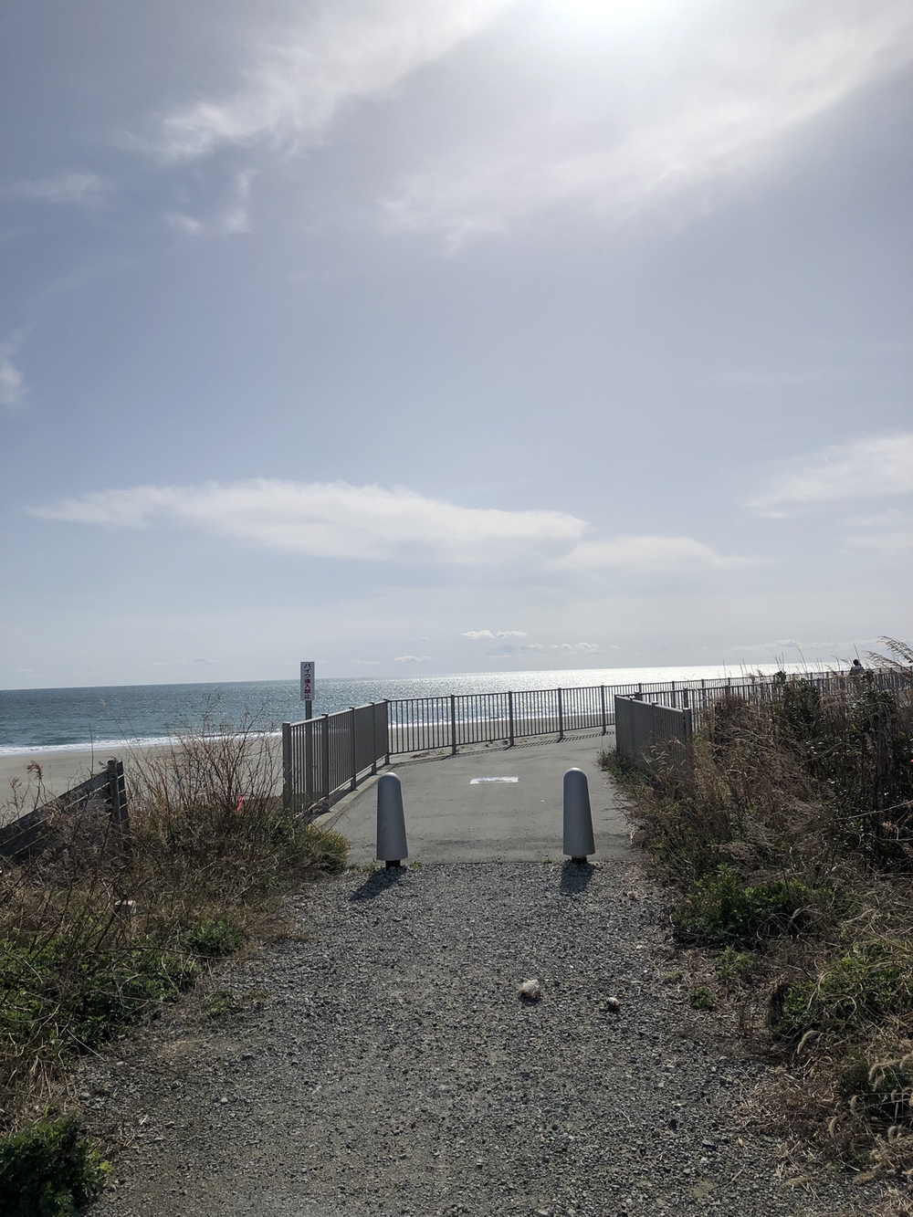 日本3大砂丘「中田島砂丘」防潮堤 RUNの写真4