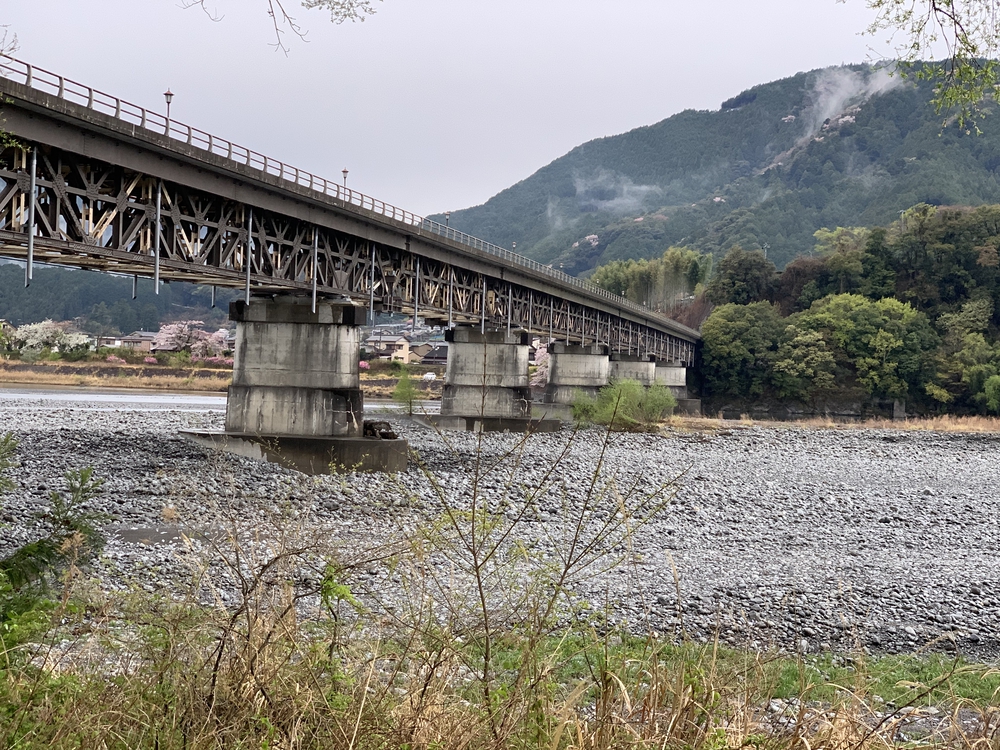 大井川 川根温泉から桜のトンネルを満喫の写真6