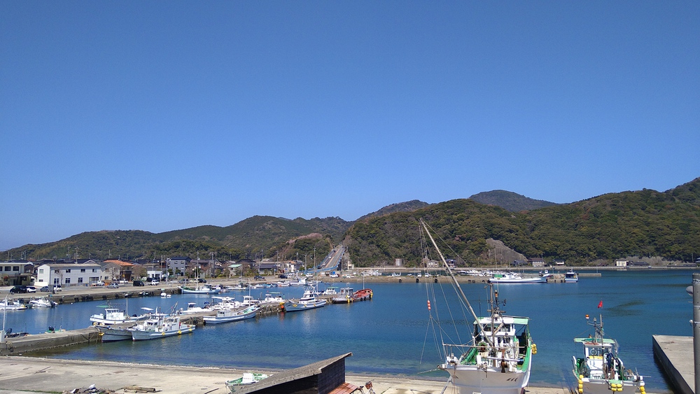 王子山公園より仙崎の町並みを望めるコースの写真4