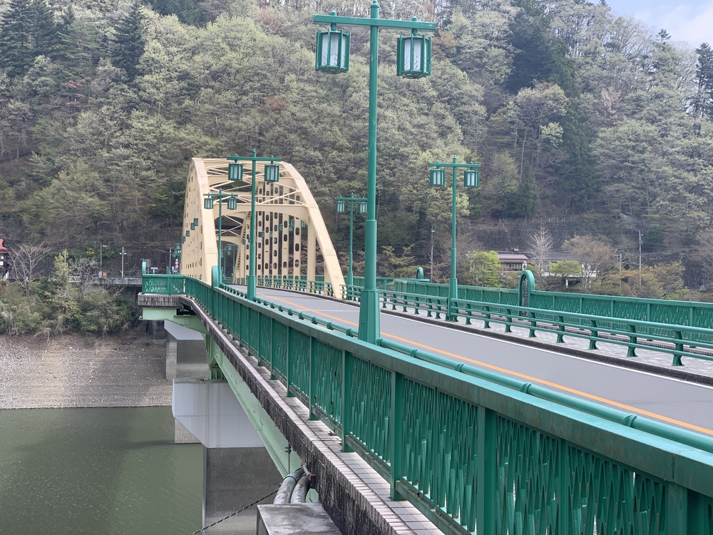 奥多摩湖を周回 ドラム缶橋は通行止めの写真12