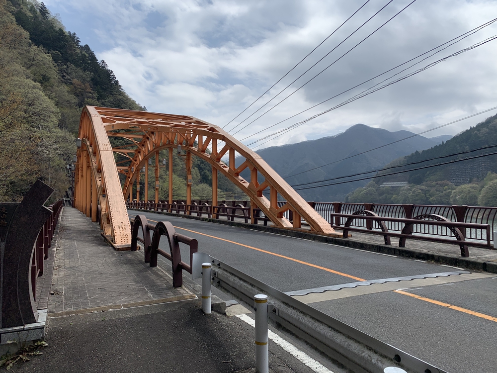 奥多摩湖を周回 ドラム缶橋は通行止めの写真13