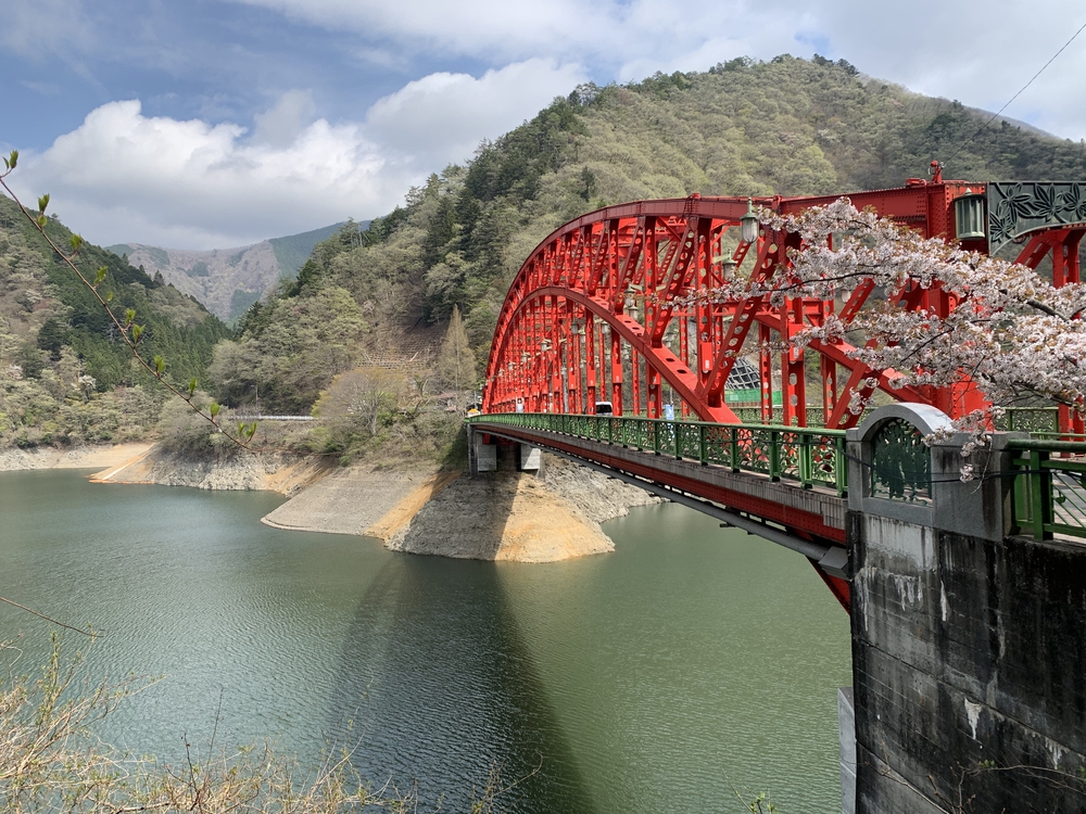 奥多摩湖を周回 ドラム缶橋は通行止めの写真14