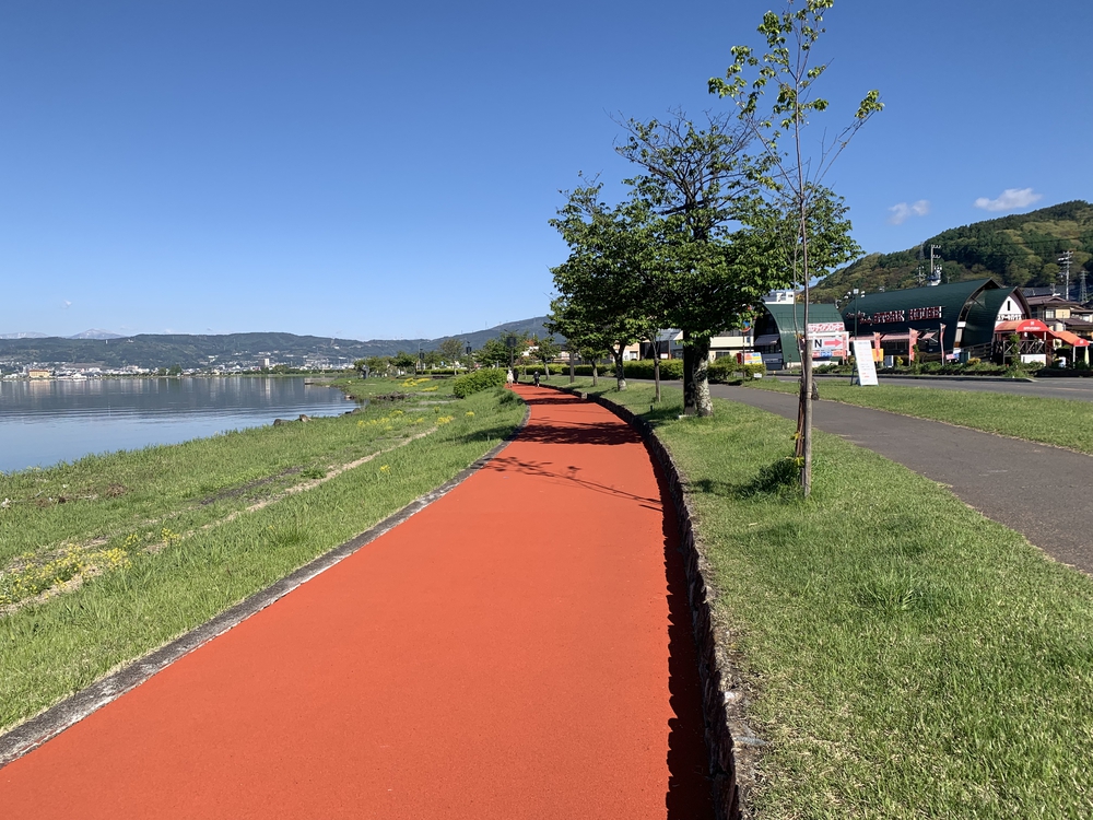 諏訪湖一周16kmの写真6