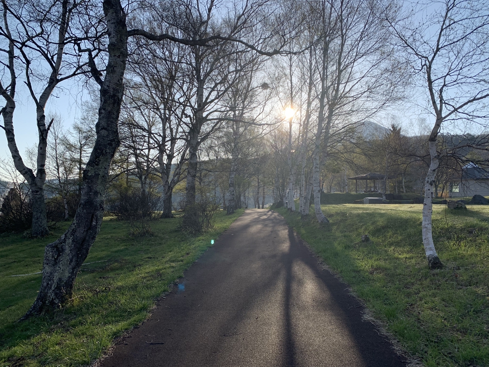 白樺湖一周3.8kmの写真4