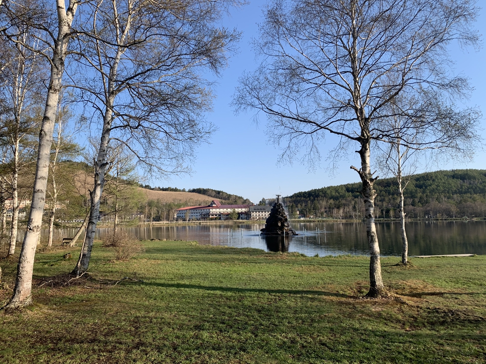 白樺湖一周3.8kmの写真5