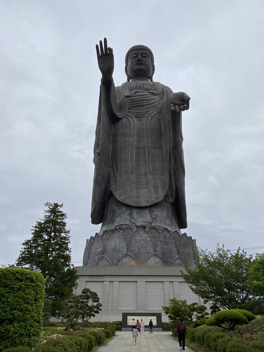 牛久大仏を仰ぎながらのランの写真4