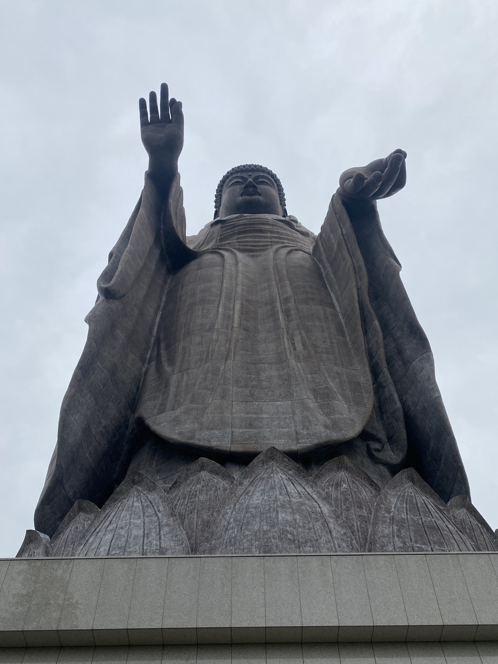 牛久大仏を仰ぎながらのランの写真5