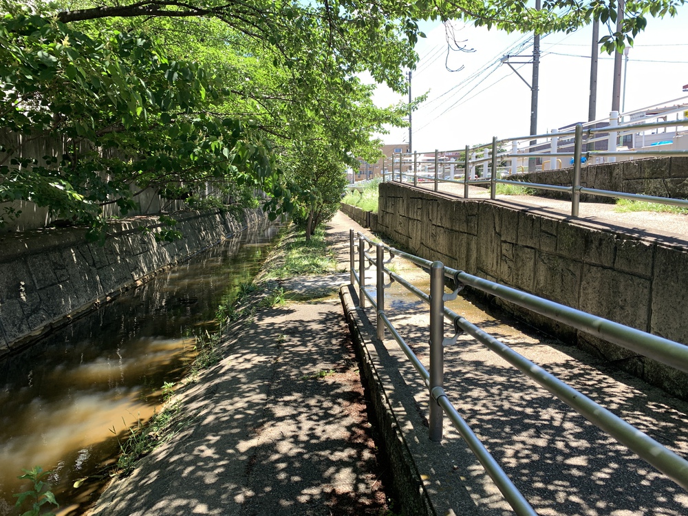 名古屋：暗渠ジョグ／幻の八事川を走破し大江川河口～大同排水路への写真21