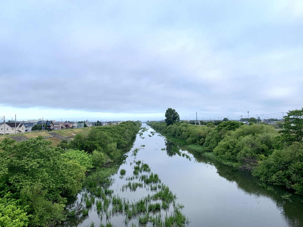 帰省ラン：札幌／手稲〜発寒川〜旧石狩川（茨戸）〜大友堀（創成川）〜札幌駅の写真3