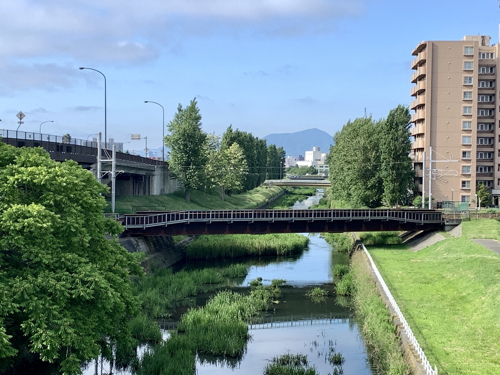 帰省ラン：札幌／手稲〜発寒川〜旧石狩川（茨戸）〜大友堀（創成川）〜札幌駅の写真14