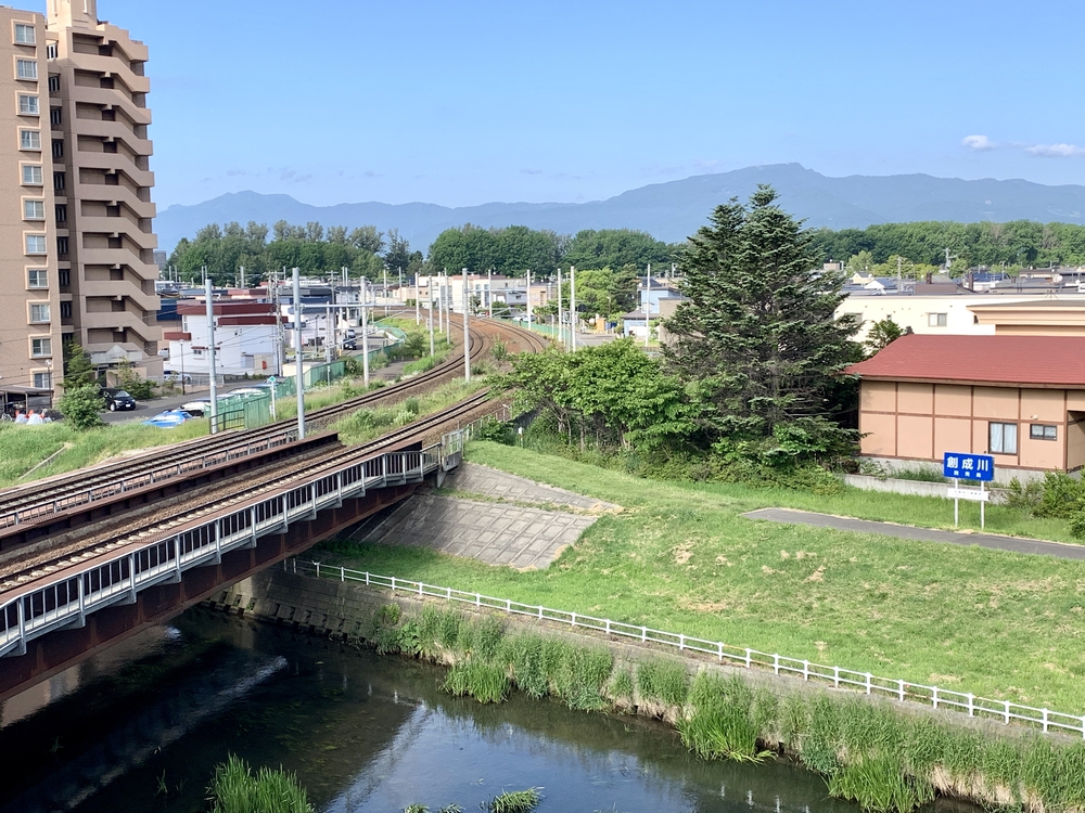 帰省ラン：札幌／手稲〜発寒川〜旧石狩川（茨戸）〜大友堀（創成川）〜札幌駅の写真15