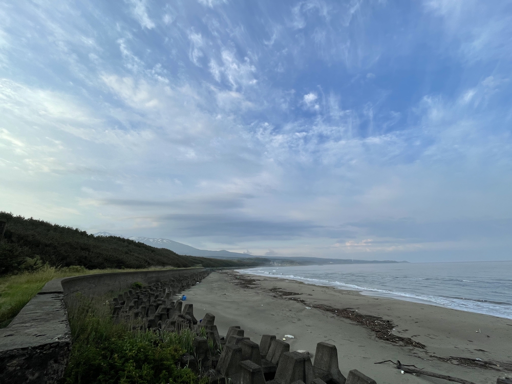 象潟海岸をランの写真3