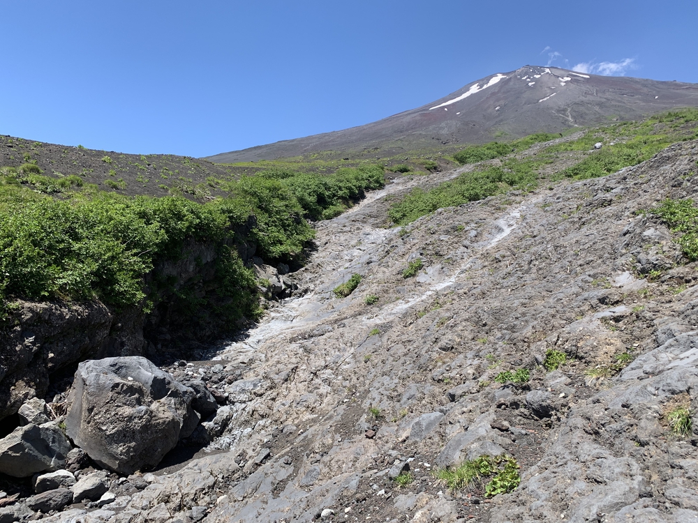 ここは日本？富士山に乗り捨てられたワゴニアの写真11