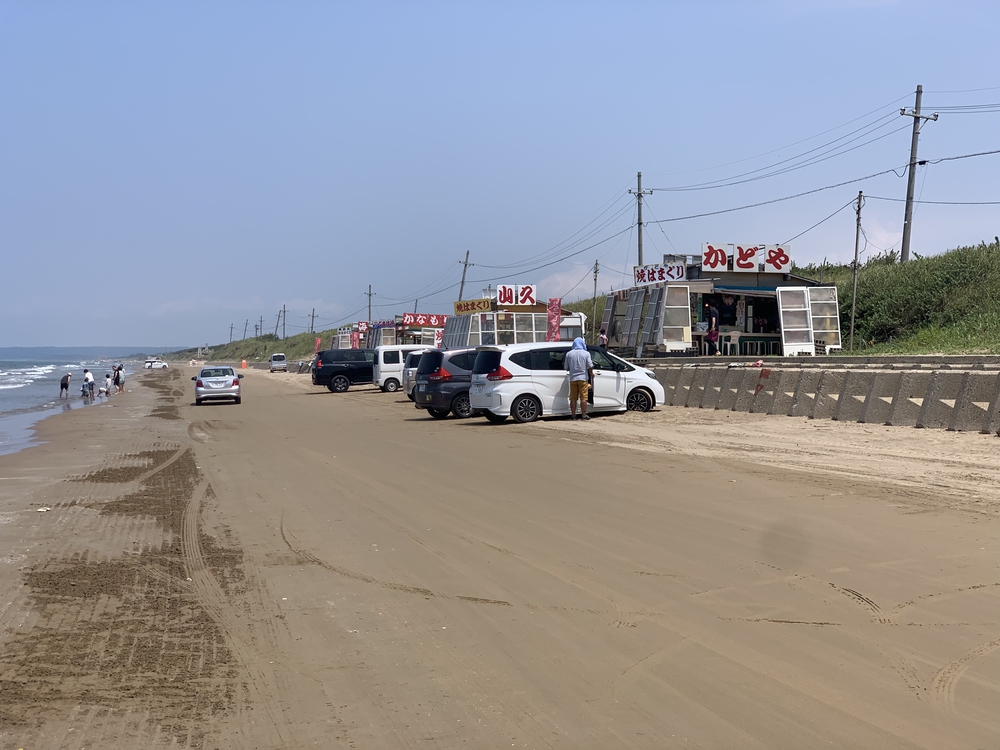 波打ち際でラン！千里浜なぎさドライブウェイの写真4