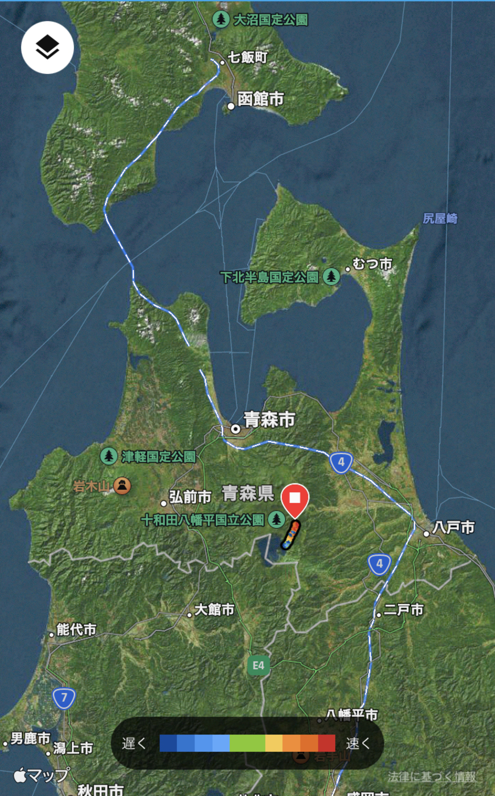 奥入瀬渓流を辿り十和田湖までの写真4