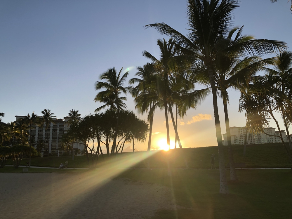 Ko Olina ラグーンをリゾートランニング往復4キロの写真4