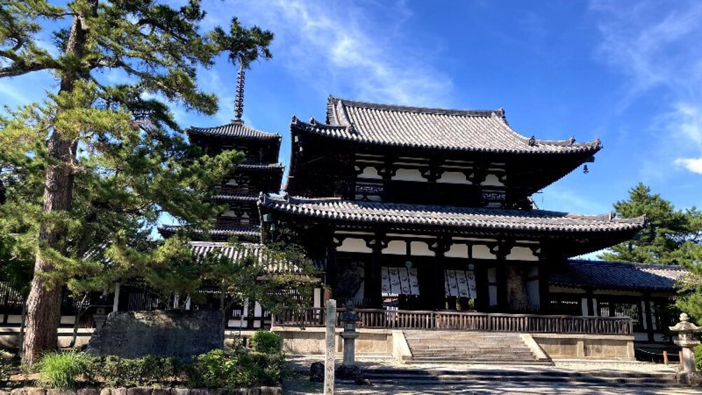 【矢田丘陵】縦走して法隆寺への写真36