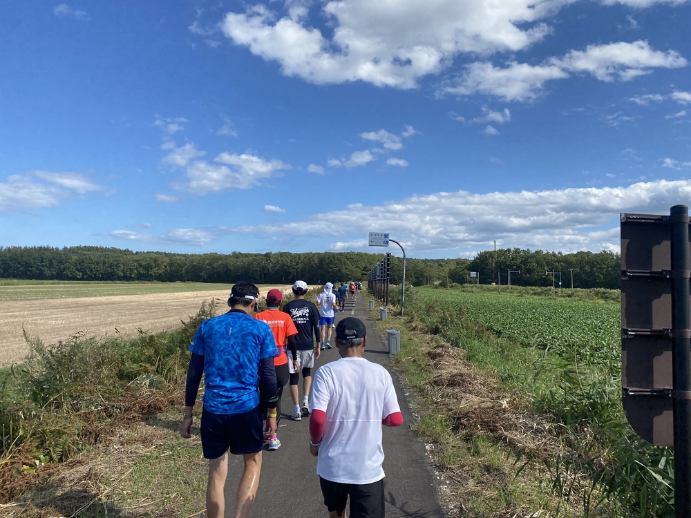 オホーツク網走マラソンのコース（　　最高に素敵なコースです）の写真12