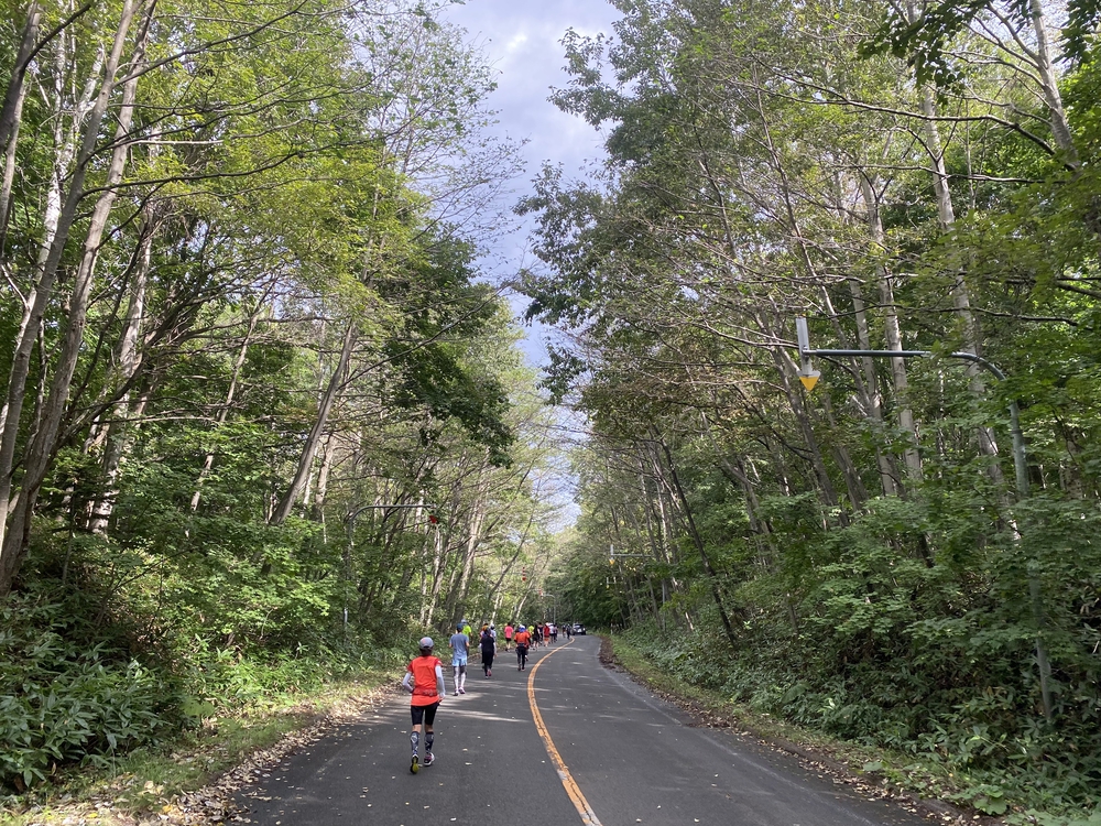 オホーツク網走マラソンのコース（　　最高に素敵なコースです）の写真21
