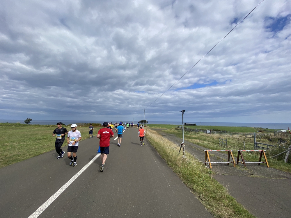 オホーツク網走マラソンのコース（　　最高に素敵なコースです）の写真25