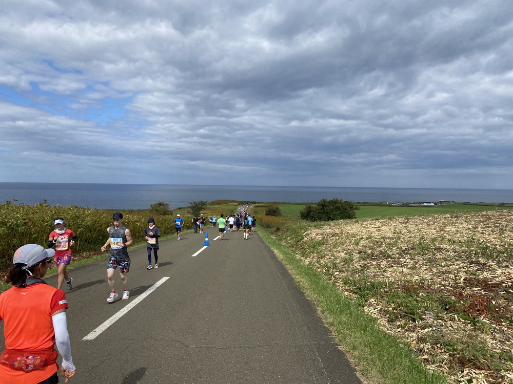 オホーツク網走マラソンのコース（　　最高に素敵なコースです）の写真26