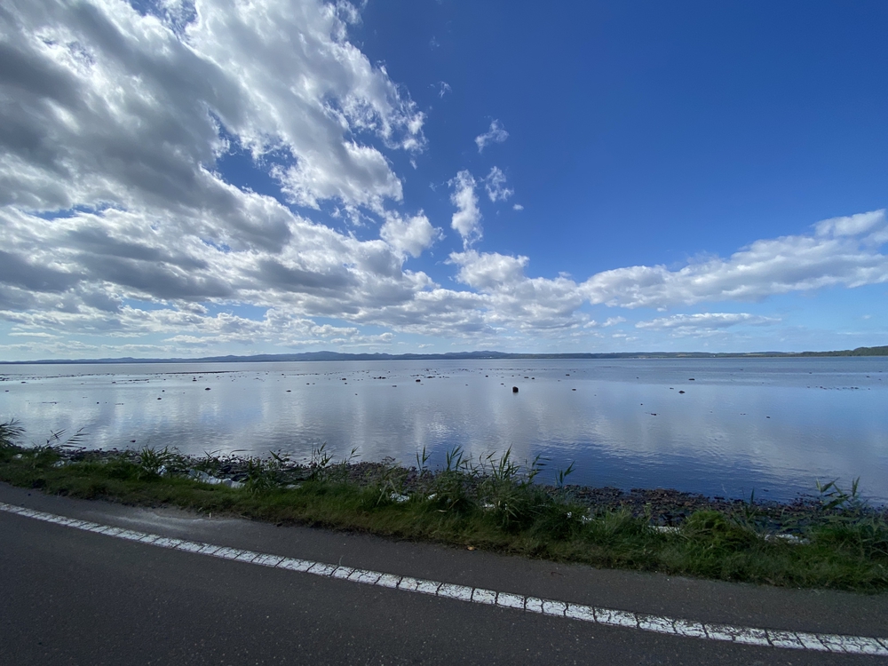 オホーツク網走マラソンのコース（　　最高に素敵なコースです）の写真44