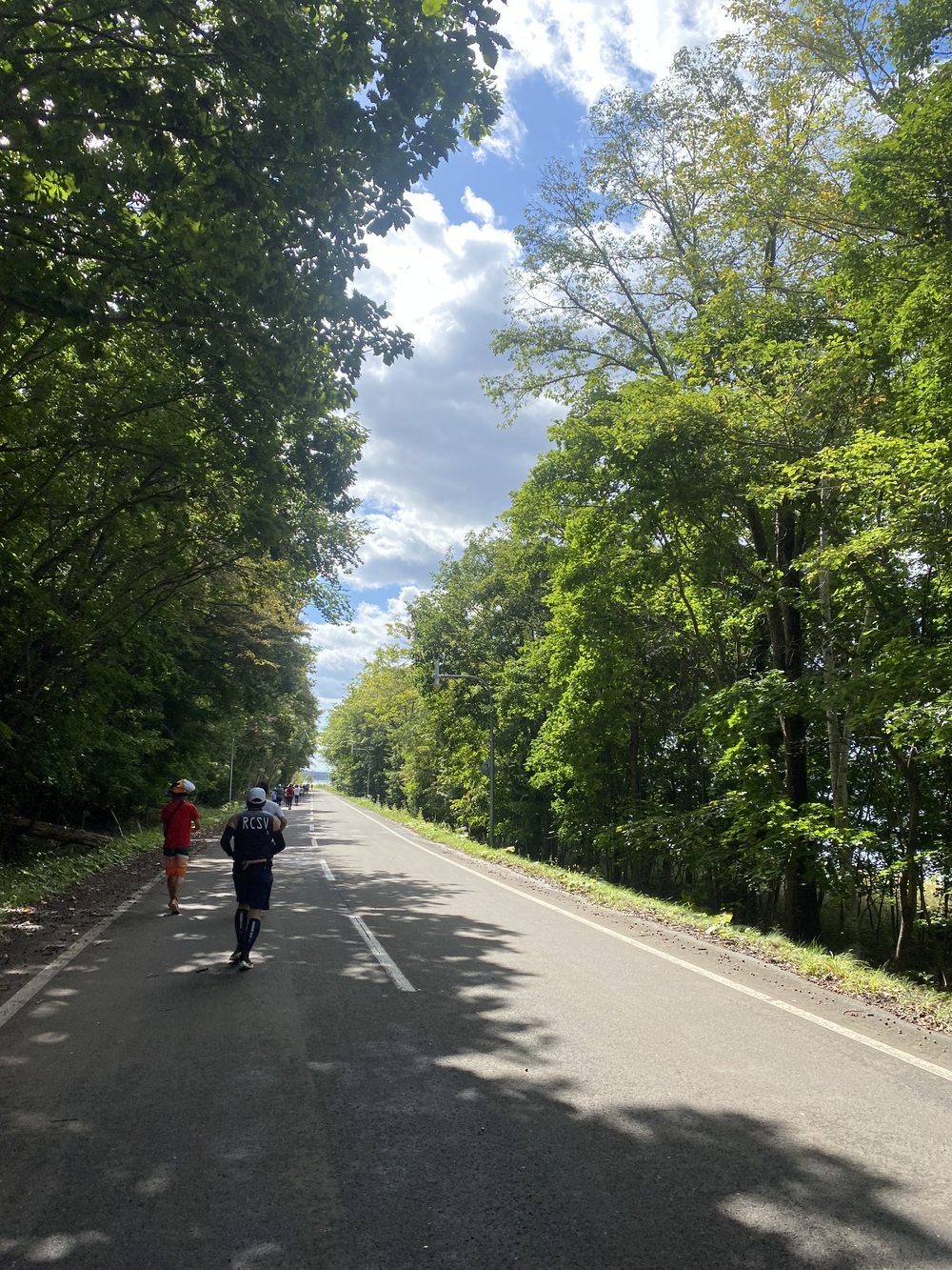 オホーツク網走マラソンのコース（　　最高に素敵なコースです）の写真45