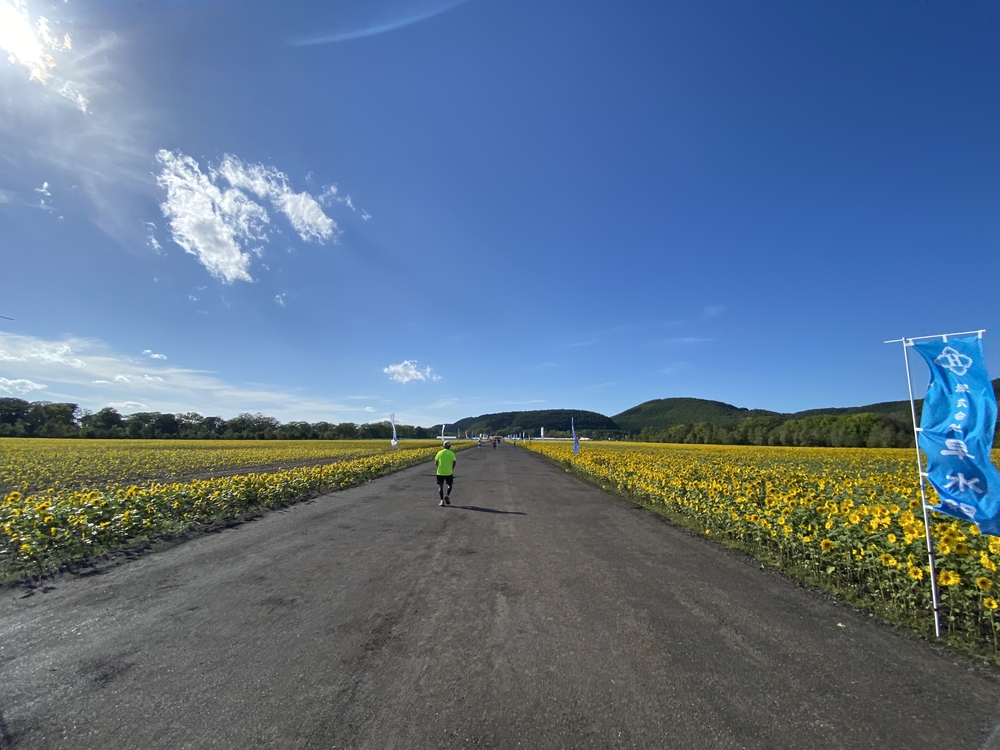 オホーツク網走マラソンのコース（　　最高に素敵なコースです）の写真48